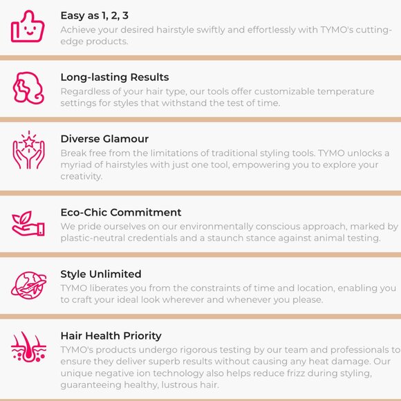 TYMO PINK 1 INCH CORDLESS AUTO CURLING IRON-CURLGO - Picture 5 of 7